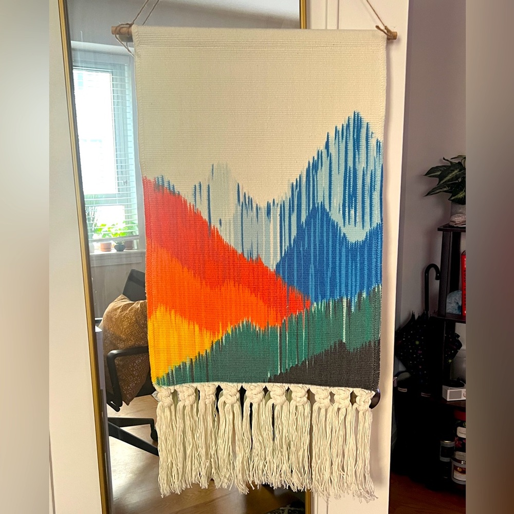 Wall Decor Colorful Macrame Tapestry